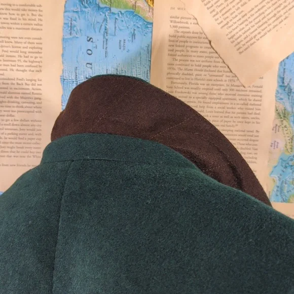 NWT Banana Republic Factory Green Brushed Double-breasted Jacket - Picture 11 of 17